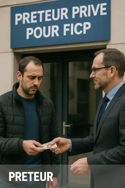 Illustration d'un échange entre un emprunteur et un conseiller autour de documents de prêt