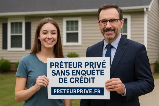 Dossier de crédit refermé posé sur un bureau à côté d’une calculatrice