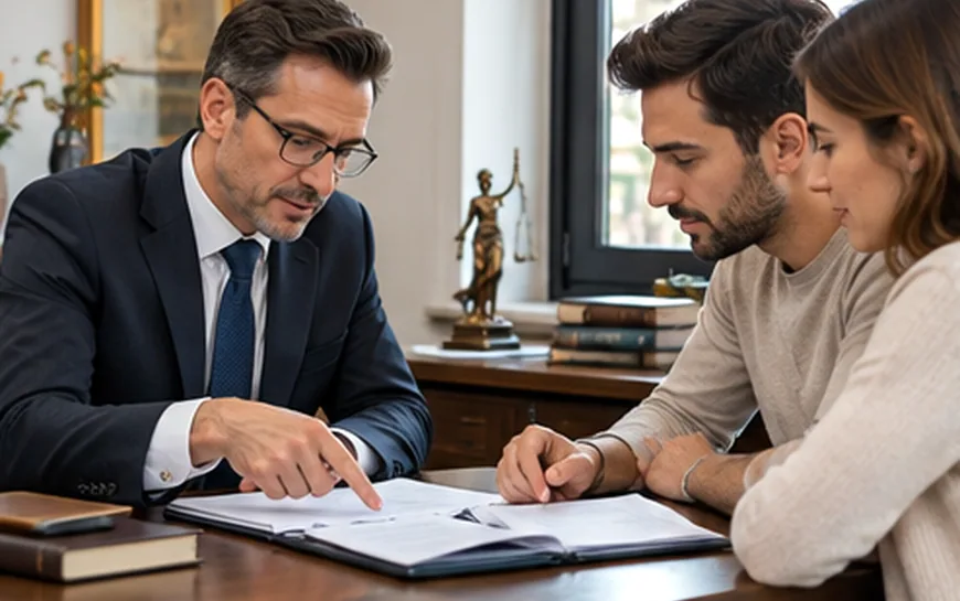 Personne lisant une offre de crédit sur un ordinateur portable